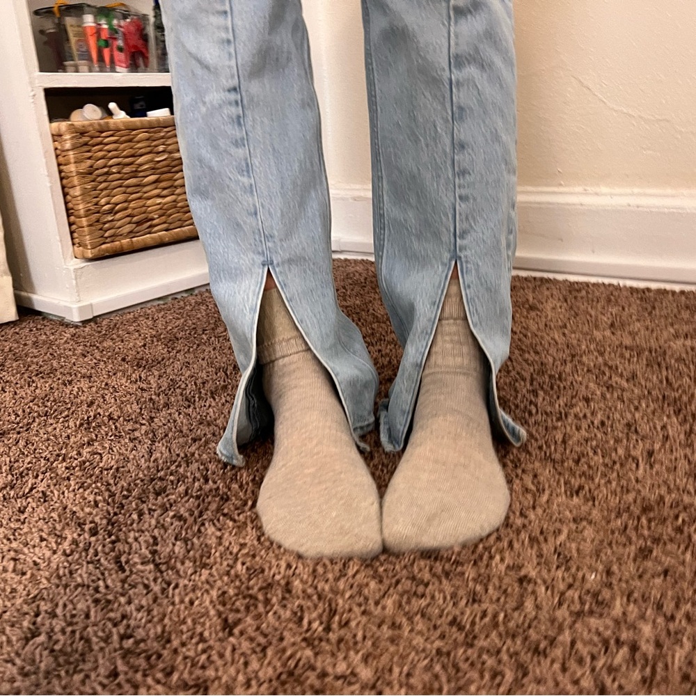 90s ultra high rise vertical inseam bootleg jean - Picture 4 of 15